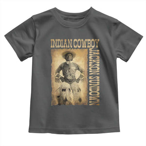 Jackson Sundown Toddler T Shirt Native American Cowboy Vintage Western TS11 Dark Heather Print Your Wear