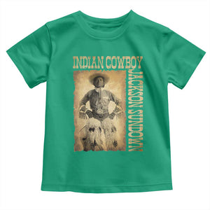 Jackson Sundown Toddler T Shirt Native American Cowboy Vintage Western TS11 Irish Green Print Your Wear