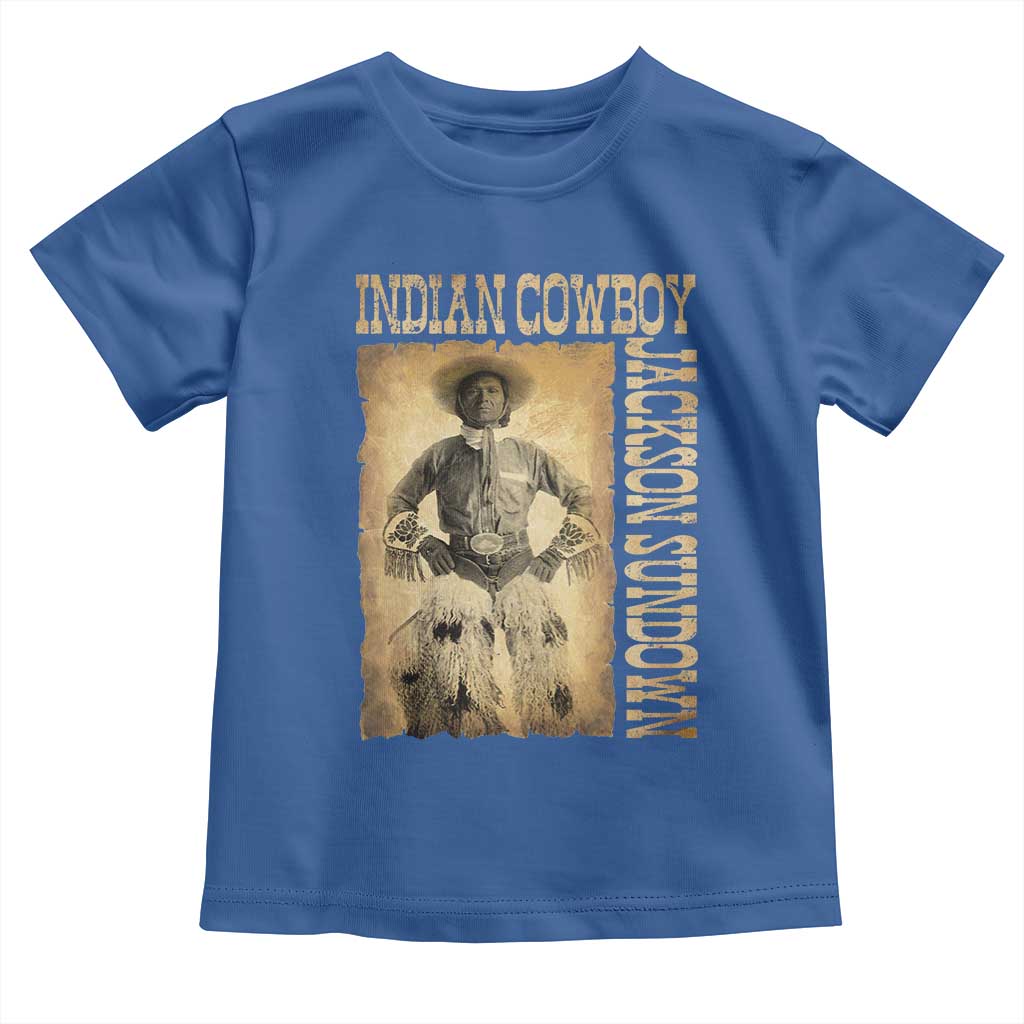 Jackson Sundown Toddler T Shirt Native American Cowboy Vintage Western TS11 Royal Blue Print Your Wear