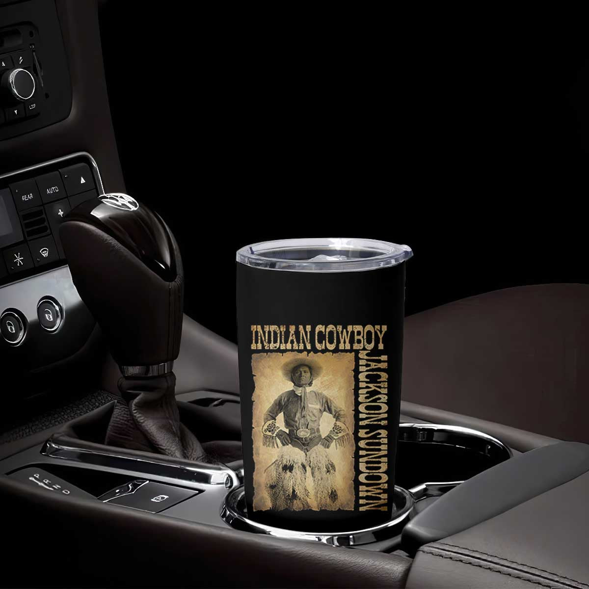 Jackson Sundown Tumbler Cup Native American Cowboy Vintage Western TS11 Print Your Wear