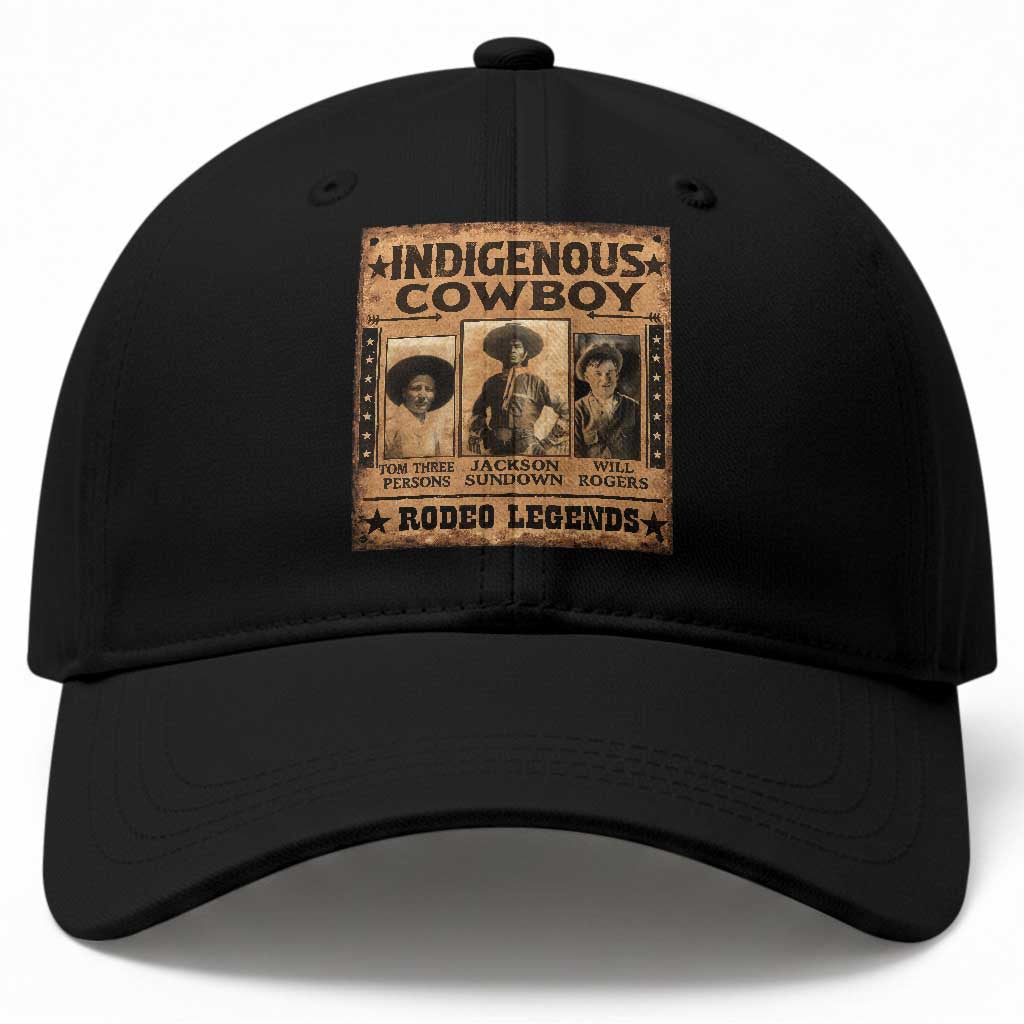 Native American Cowboy Rodeo Legends Baseball Cap Vintage Western Country Cowboy TS11 Print Your Wear