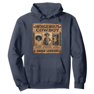 Native American Cowboy Rodeo Legends Hoodie Vintage Western Country Cowboy TS11 Navy Print Your Wear