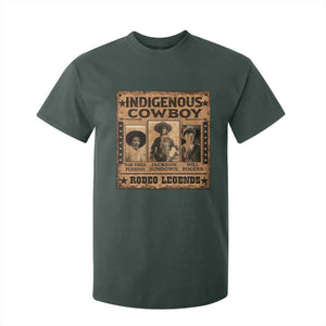 Native American Cowboy Rodeo Legends T Shirt For Kid Vintage Western Country Cowboy TS11 Dark Forest Green Print Your Wear