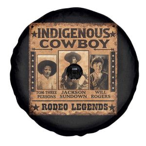 Native American Cowboy Rodeo Legends Spare Tire Cover Vintage Western Country Cowboy TS11 Print Your Wear