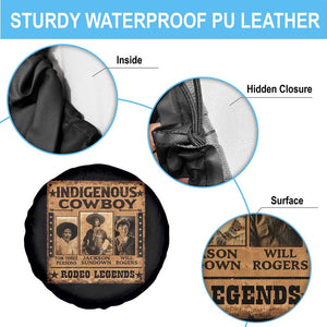 Native American Cowboy Rodeo Legends Spare Tire Cover Vintage Western Country Cowboy TS11 Print Your Wear