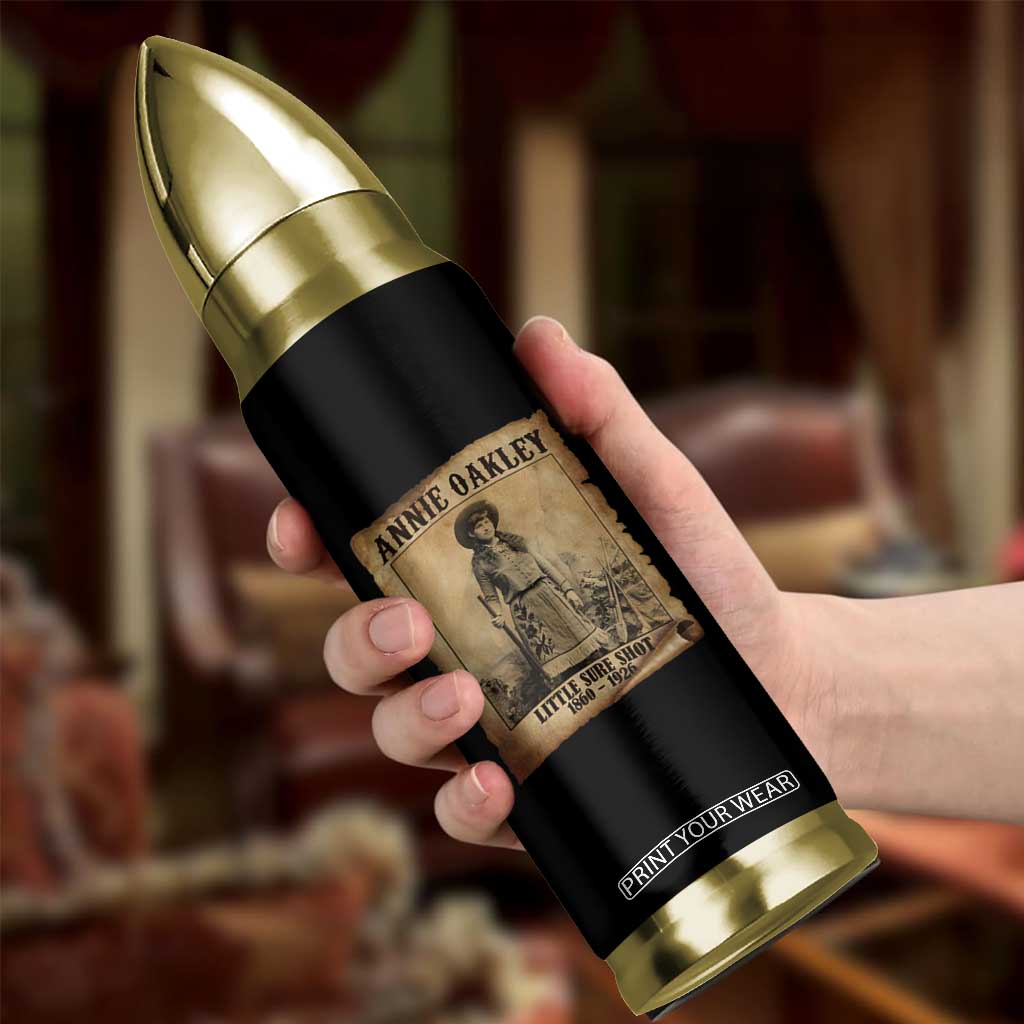 Annie Oakley Bullet Tumbler Little Sure Shot The Legendary Cowgirl TS11 Print Your Wear