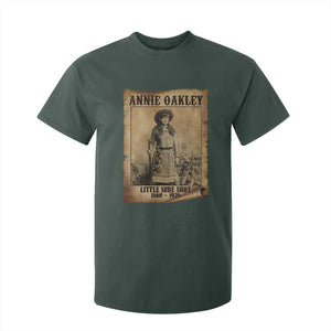 Annie Oakley T Shirt For Kid Little Sure Shot The Legendary Cowgirl TS11 Dark Forest Green Print Your Wear