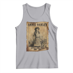 Annie Oakley Tank Top Little Sure Shot The Legendary Cowgirl TS11 Athletic Heather Print Your Wear