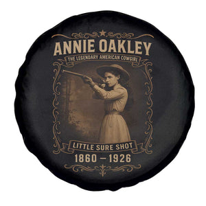 Annie Oakley Spare Tire Cover Little Sure Shot The Legendary American Cowgirl TS11 Print Your Wear