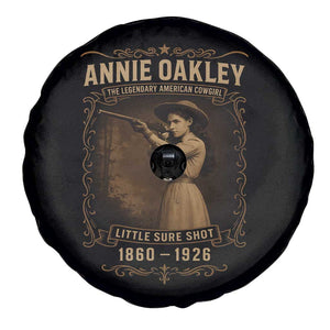 Annie Oakley Spare Tire Cover Little Sure Shot The Legendary American Cowgirl TS11 Print Your Wear