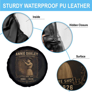 Annie Oakley Spare Tire Cover Little Sure Shot The Legendary American Cowgirl TS11 Print Your Wear