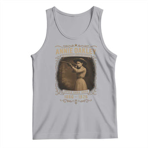 Annie Oakley Tank Top Little Sure Shot The Legendary American Cowgirl TS11 Athletic Heather Print Your Wear
