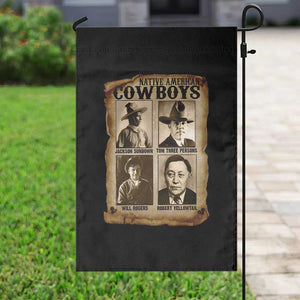 Native American Cowboy Legends Garden Flag Vintage Western Rodeo TS11 Print Your Wear