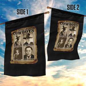 Native American Cowboy Legends Garden Flag Vintage Western Rodeo TS11 Print Your Wear
