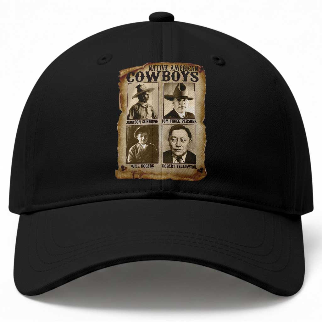 Native American Cowboy Legends Baseball Cap Vintage Western Rodeo