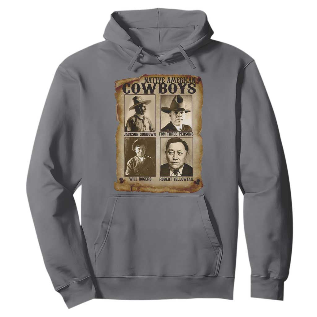Native American Cowboy Legends Hoodie Vintage Western Rodeo TS11 Charcoal Print Your Wear