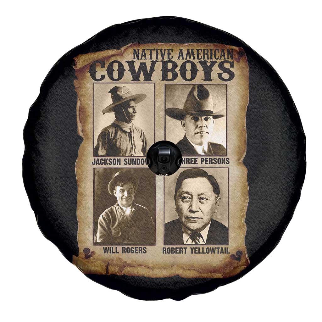 Native American Cowboy Legends Spare Tire Cover Vintage Western Rodeo TS11 Print Your Wear