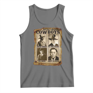 Native American Cowboy Legends Tank Top Vintage Western Rodeo TS11 Black Heather Print Your Wear