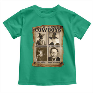 Native American Cowboy Legends Toddler T Shirt Vintage Western Rodeo TS11 Irish Green Print Your Wear