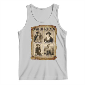 Cowgirl Legends Tank Top Vintage Legendary American Old West TS11 Ash Print Your Wear