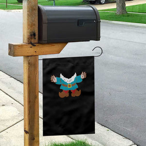Funny Halloween Garden Flag Garden Gnome Body Costume Beard TS11 Print Your Wear
