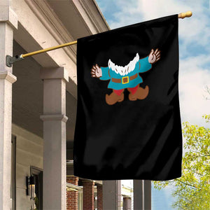 Funny Halloween Garden Flag Garden Gnome Body Costume Beard TS11 Print Your Wear