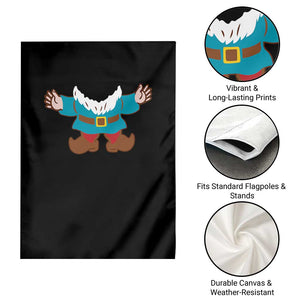 Funny Halloween Garden Flag Garden Gnome Body Costume Beard TS11 Print Your Wear