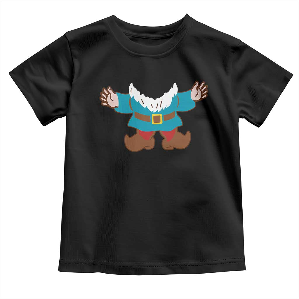 Funny Halloween Baby Shirt Garden Gnome Body Costume Beard TS11 Black Print Your Wear