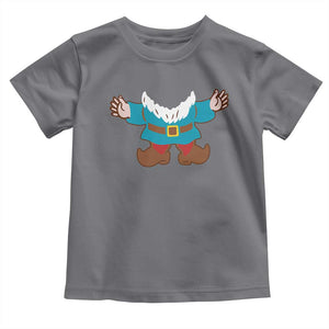 Funny Halloween Baby Shirt Garden Gnome Body Costume Beard TS11 Charcoal Print Your Wear