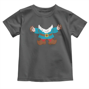 Funny Halloween Baby Shirt Garden Gnome Body Costume Beard TS11 Dark Heather Print Your Wear