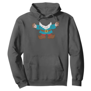 Funny Halloween Hoodie Garden Gnome Body Costume Beard TS11 Dark Heather Print Your Wear