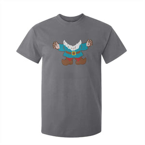 Funny Halloween T Shirt For Kid Garden Gnome Body Costume Beard TS11 Charcoal Print Your Wear
