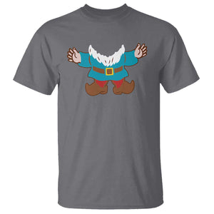 Funny Halloween T Shirt Garden Gnome Body Costume Beard TS11 Charcoal Print Your Wear