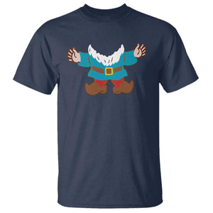Funny Halloween T Shirt Garden Gnome Body Costume Beard TS11 Navy Print Your Wear