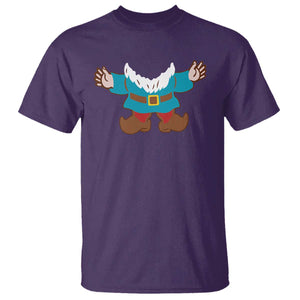 Funny Halloween T Shirt Garden Gnome Body Costume Beard TS11 Purple Print Your Wear