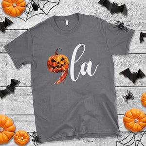 Harris Halloween T Shirt Comma La Kamala Horror Pumpkin Punctuation Knife TS11 Charcoal Print Your Wear