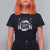 Harris Walz T Shirt For Women Witch For Kamala Crystal Ball Halloween Candle Bat TS11 Black Print Your Wear