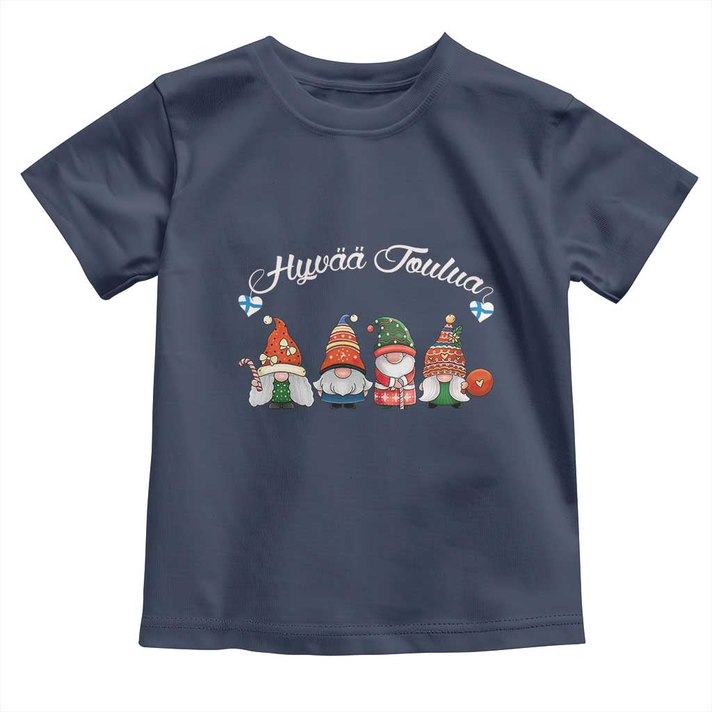 Hyvaa Joulua Baby Shirt Finland Christmas Gnome Korsns Sweater TS11 Navy Print Your Wear