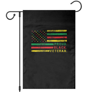 Proud Black Veteran Garden Flag Veterans Day Proud Military American Flag TS11 Black Print Your Wear