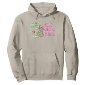 Christmas In Hawaii Hoodie Mele Kalikimaka Hula Girls Palm Tree TS11 Sand Print Your Wear