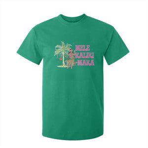 Christmas In Hawaii T Shirt For Kid Mele Kalikimaka Hula Girls Palm Tree TS11 Irish Green Print Your Wear