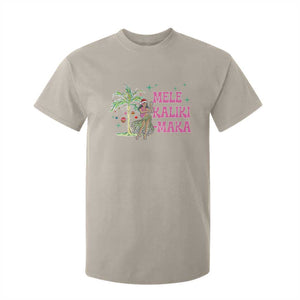 Christmas In Hawaii T Shirt For Kid Mele Kalikimaka Hula Girls Palm Tree TS11 Sand Print Your Wear