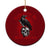 Radicalized By Basic Decency Ceramic Ornament Vintage Gothic Victorian Crow Skull TS11 1pc Red Print Your Wear