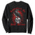 Radicalized By Basic Decency Sweatshirt Vintage Gothic Victorian Crow Skull - Print Your Wear