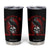 Radicalized By Basic Decency Tumbler Cup Vintage Gothic Victorian Crow Skull TS11 Black Print Your Wear