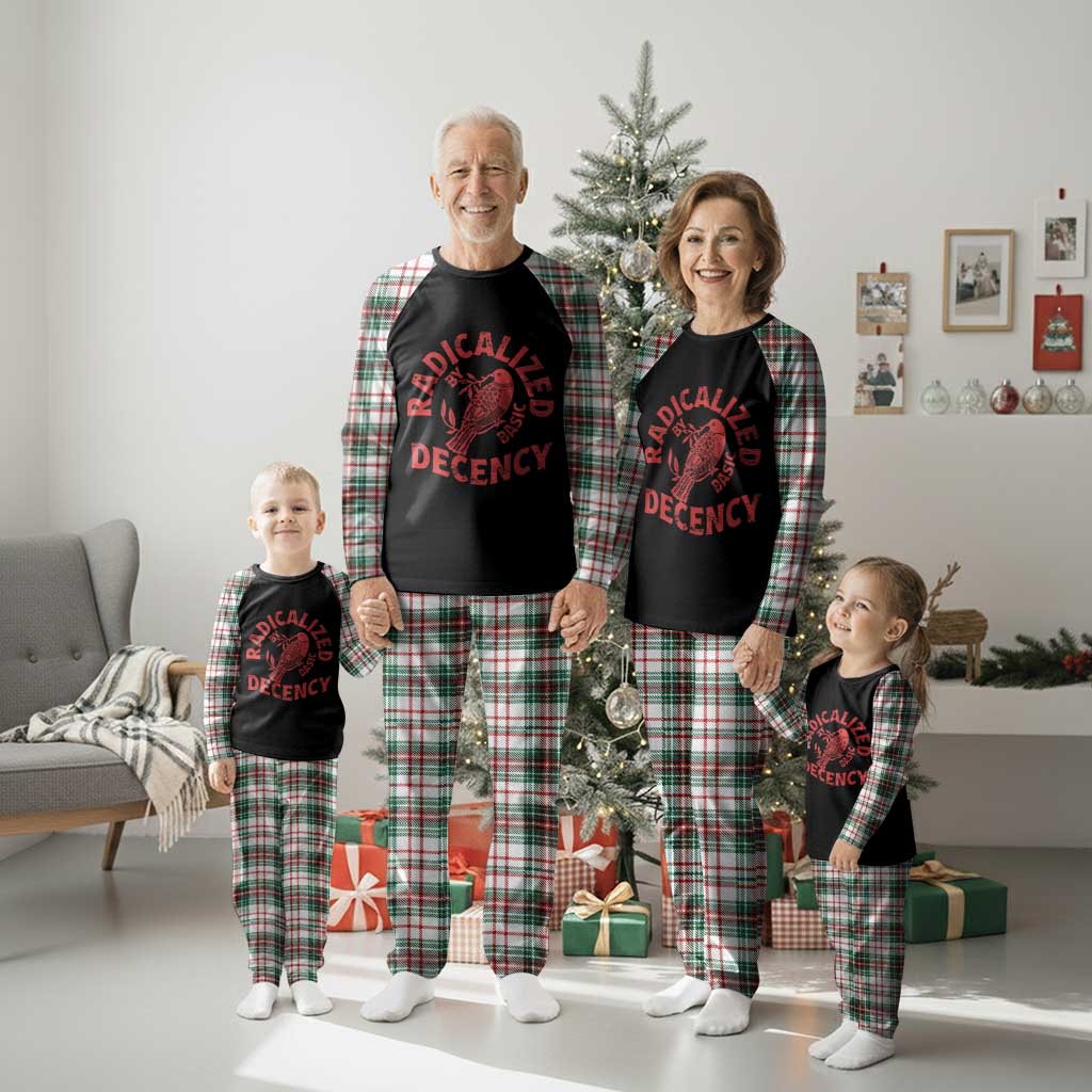 Radicalized By Basic Decency Plaid Pajama Set Feminist Activist TS11 Christmas Plaid Print Your Wear