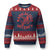 Radicalized By Basic Decency Ugly Christmas Sweater Feminist Activist TS11 Navy Red Print Your Wear