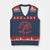 Radicalized By Basic Decency V-Neck Knit Sweater Vest Feminist Activist TS11 Navy Red Print Your Wear