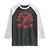Radicalized By Basic Decency Raglan Shirt Feminist Activist TS11 Black White Print Your Wear