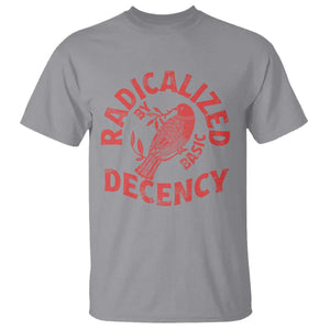 Radicalized By Basic Decency T Shirt Feminist Activist - Print Your Wear